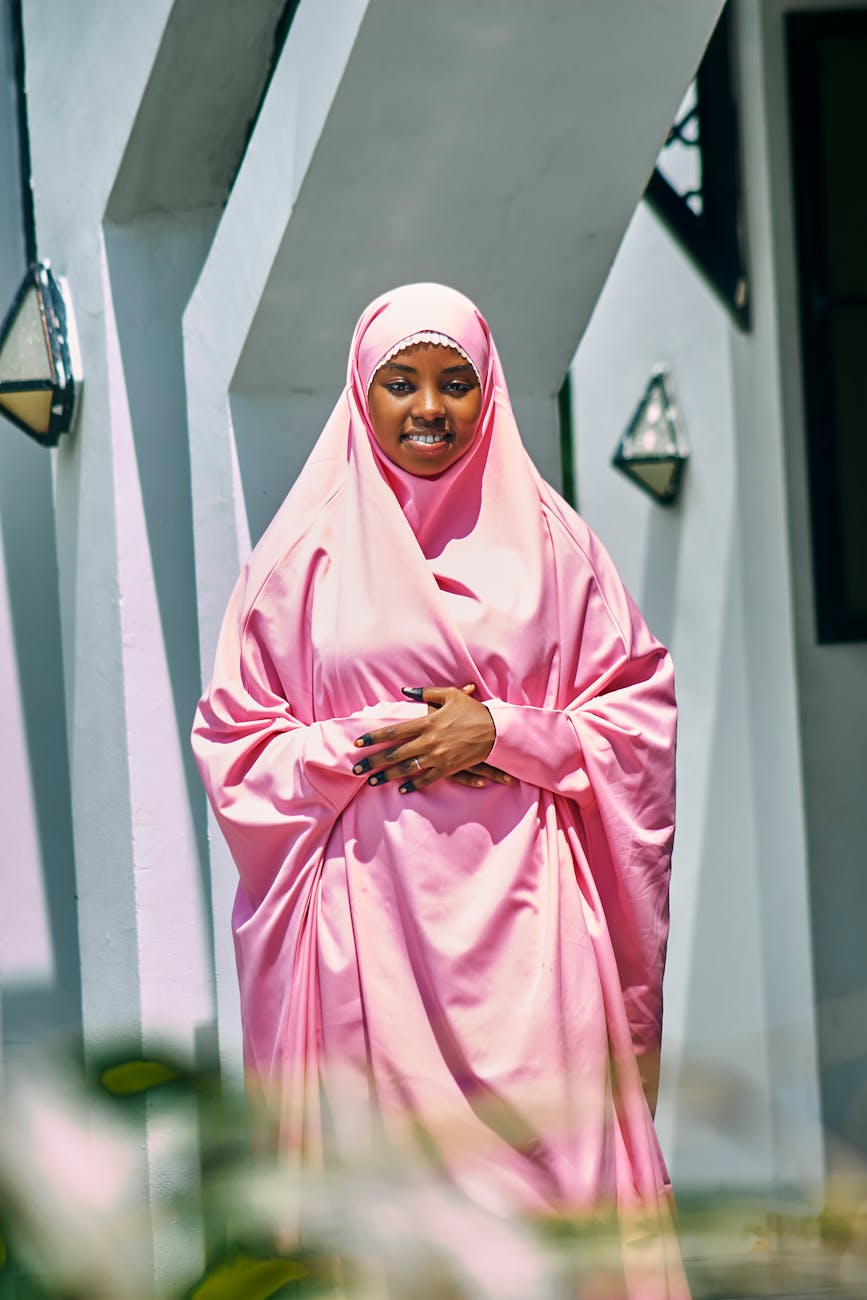 Portrait of a smiling woman.